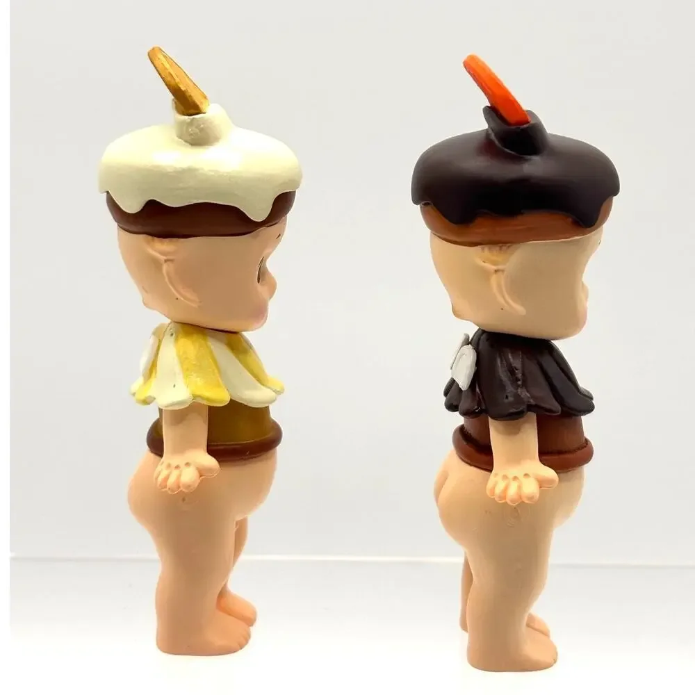 Set of 2 New Unbranded Kewpie/Angel Mini Figures, Lemon & Orange Chocolate